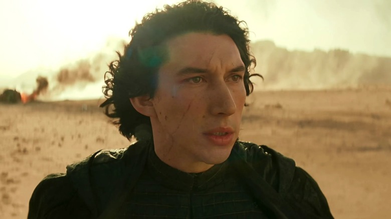 Kylo Ren looking concerned