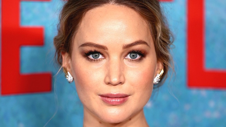 Jennifer Lawrence Netflix Logo Face