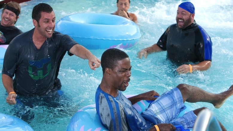 Grown ups get rowdy in pool