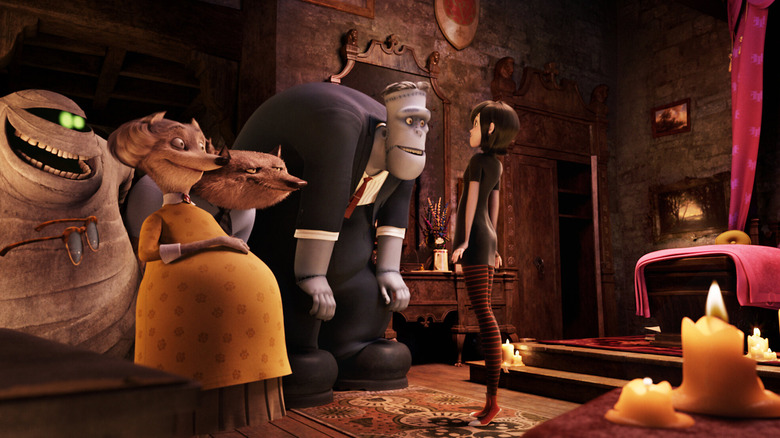 Mavis chats with famous monsters