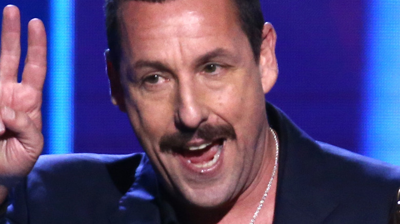 Adam Sandler at a press event