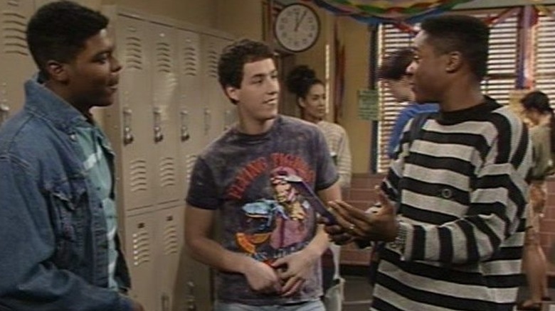 Denny, Smitty, and Theo from The Cosby Show (1984)