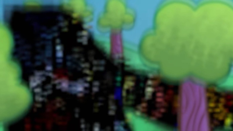 The glitch eating Pibby's friends