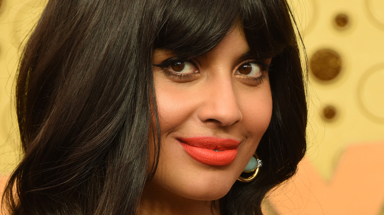 Close-up of Jameela Jamil
