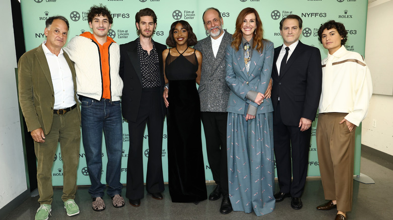 the cast and crew of "After the Hunt" at the New York Film Festival