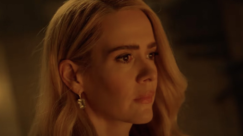 Fiona Goode looks to the right 
