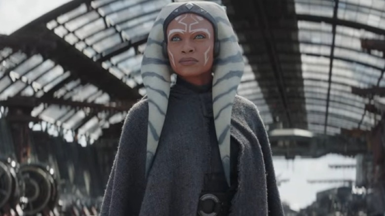 Ahsoka standing on a platform