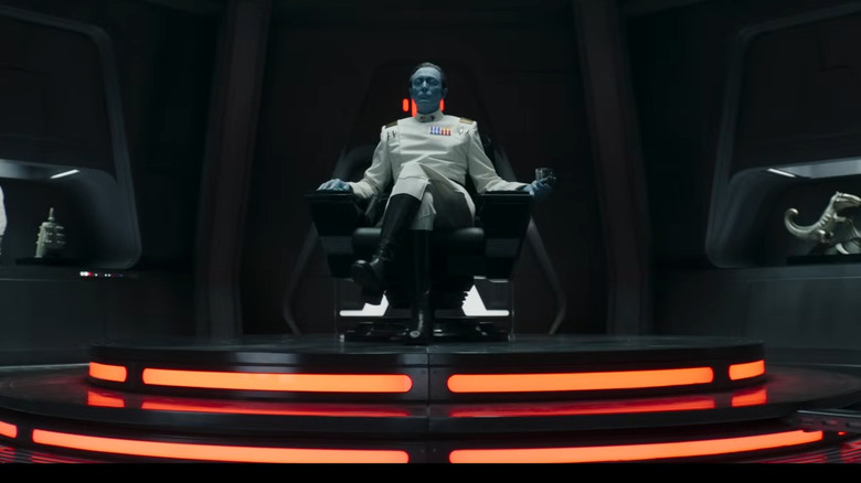 Thrawn in his command chair in "Star Wars: Ahsoka" Season 2 (2027)
