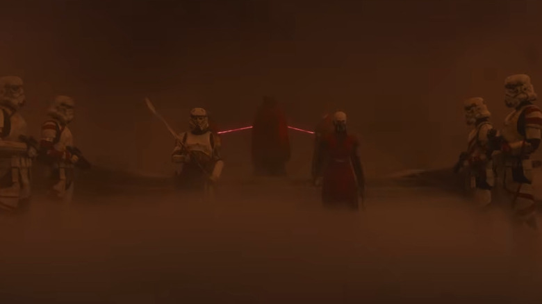 Nightsisters and Stormtroopers doing some dark deed on Dathomir in Ahsoka season 2 (2027