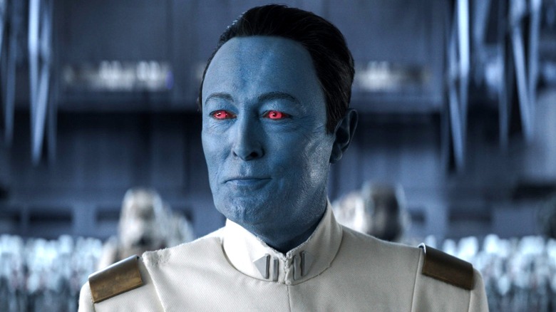 Grand Admiral Thrawn smirking