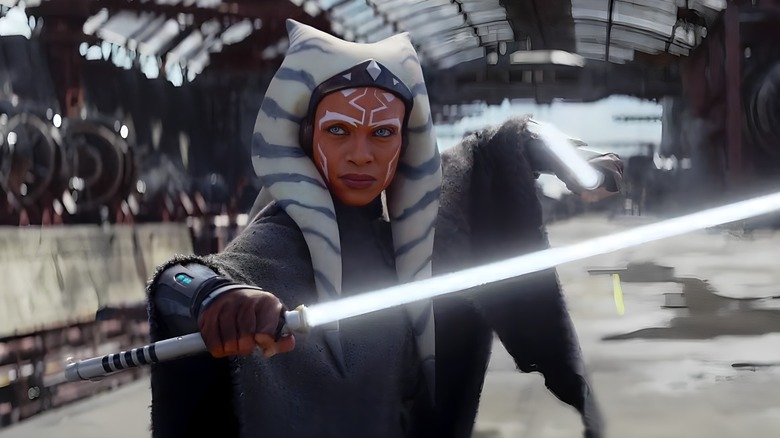 Ahsoka Tano looking serious