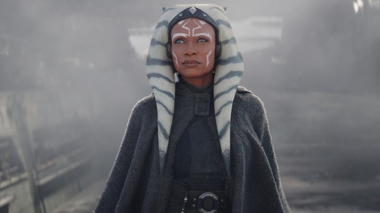 Ahsoka staring ahead