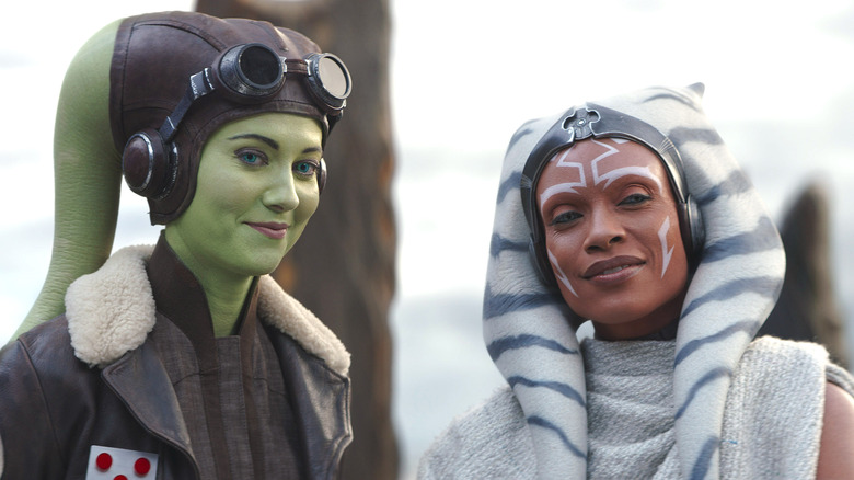 Hera and Ahsoka smiling