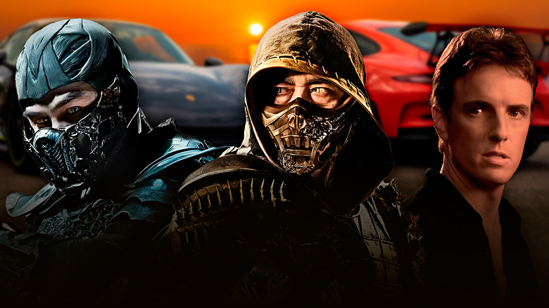 Mortal Kombat characters with cars