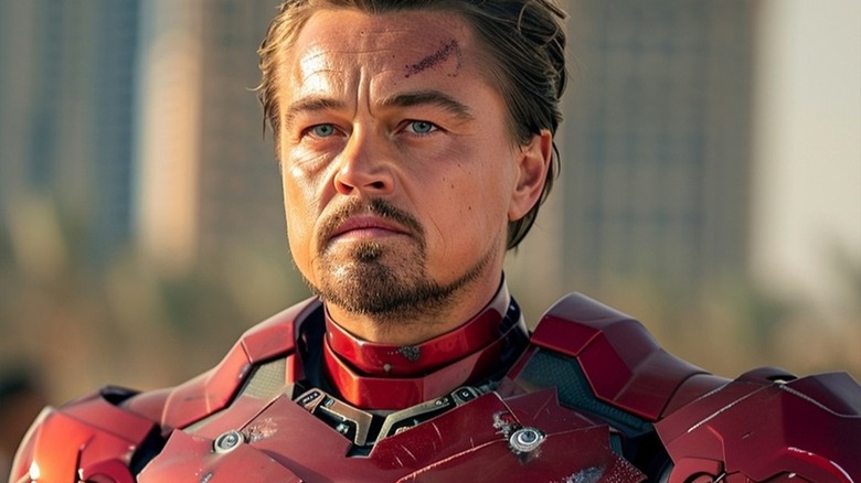 Leonardo DiCaprio as Iron Man