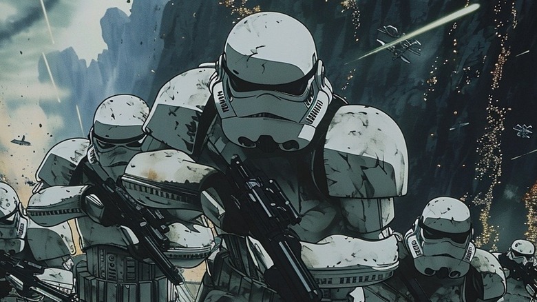 anime-style stormtroopers charging