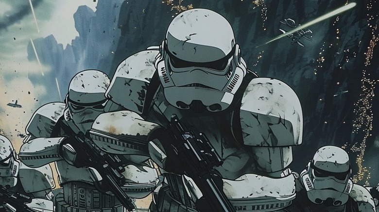 anime-style stormtroopers charging