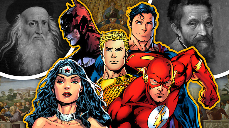 Justice League Renaissance artists composite