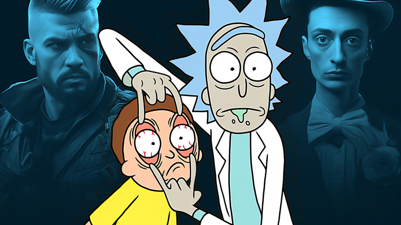 Rick and Morty AI composite