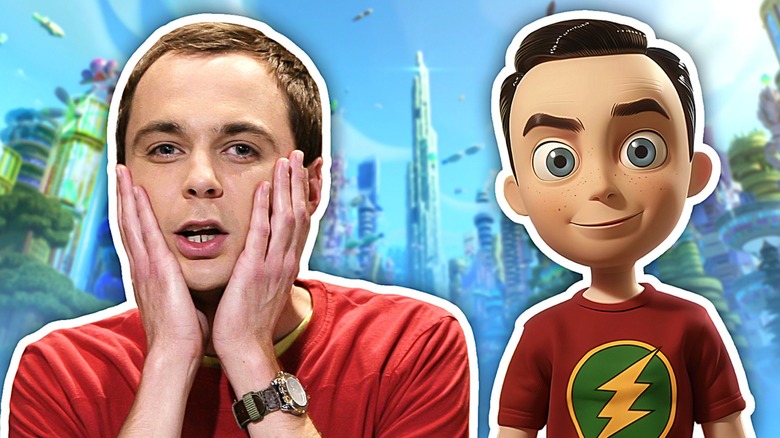 Sheldon and Pixar Sheldon composite