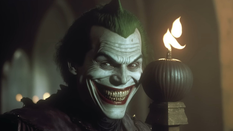 Joker smiling AI image