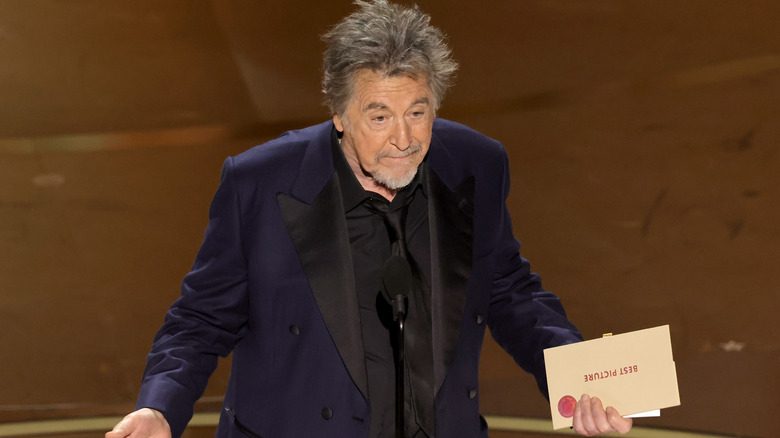 Al Pacino reading best picture winner