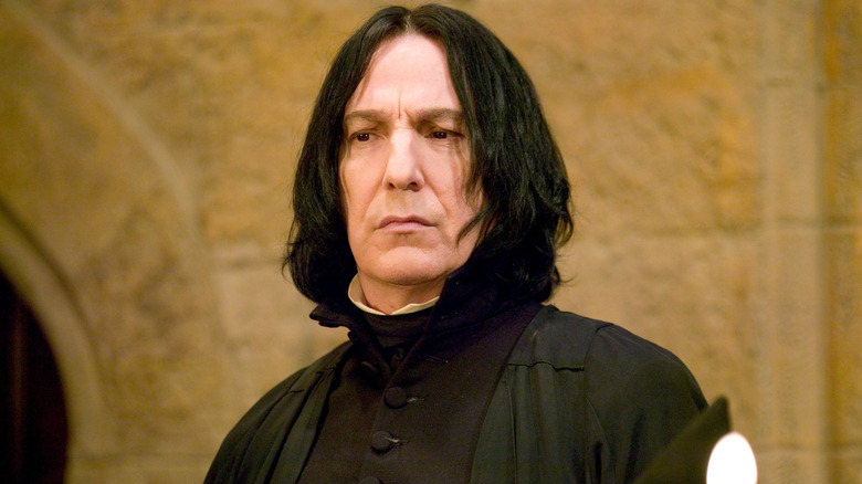 Snape with stern expression