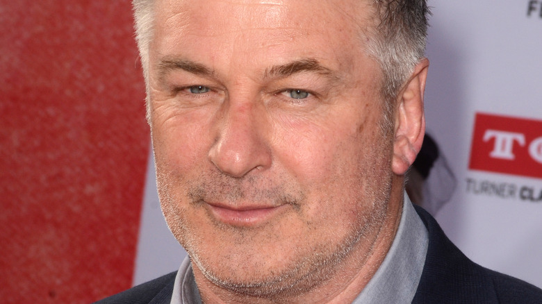 Alec Baldwin posing no smile