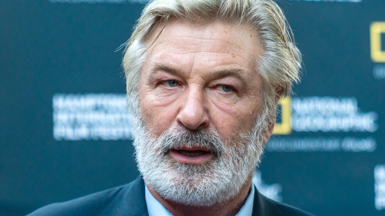 Alec Baldwin addresses the public