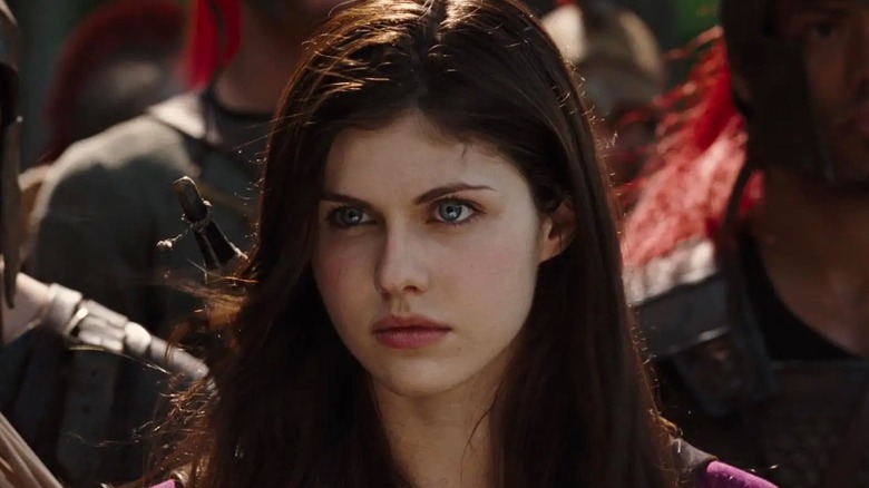 Annabeth Chase looking focused in Percy Jackson & The Olympians: The Lightning Thief
