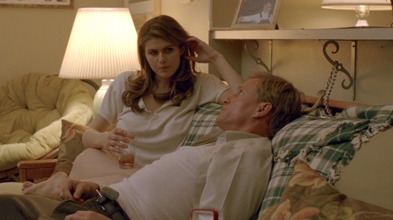 Lisa and Marty sitting together on couch