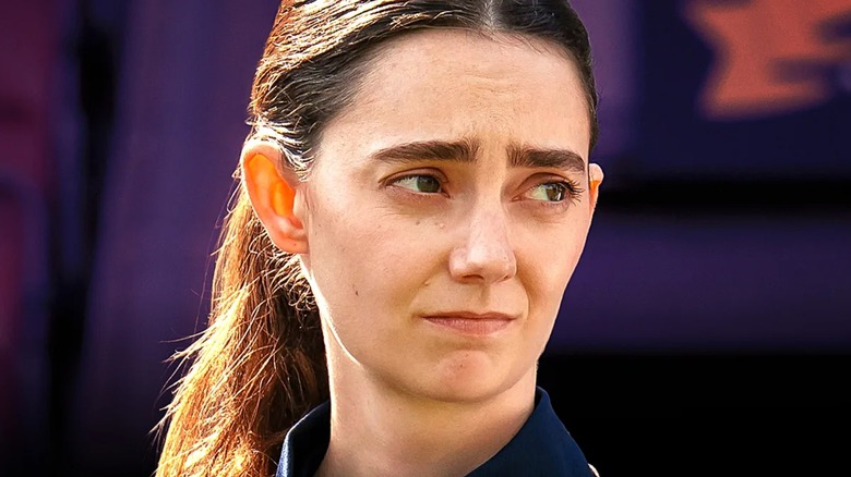Alice Chilton looking thoughtful on Ted Lasso