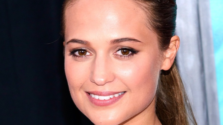 Alicia Vikander smiling