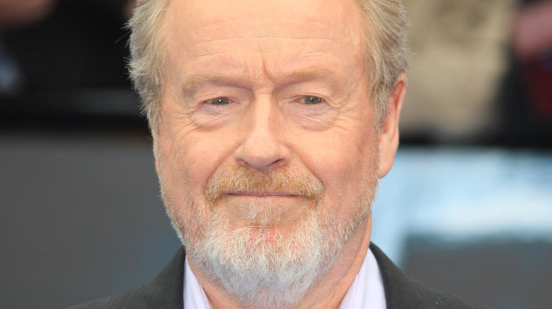 Ridley Scott grinning