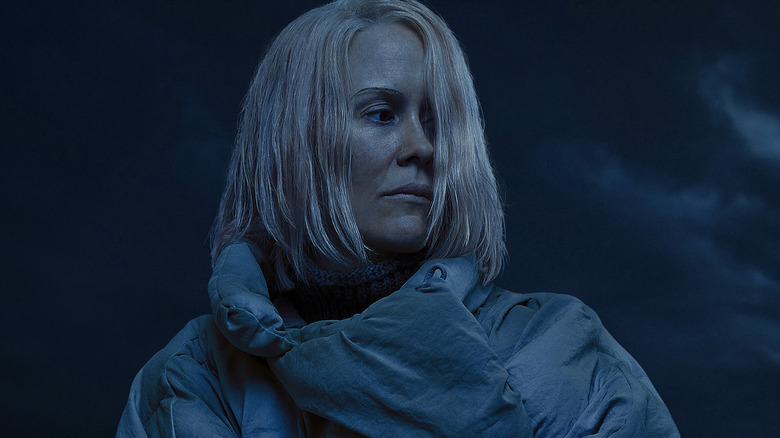 Tuberculosis Karen looks askance in "American Horror Story: Red Tide"