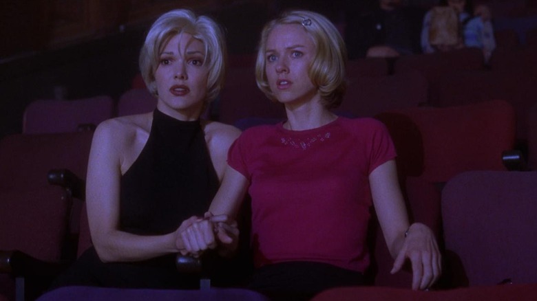 Betty and Rita watch a woman sing in "Mulholland Dr." (2001)