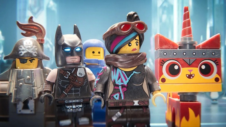 Lucy leading her comrades through unknown territory in The LEGO Movie 2: The Second Part (2019)
