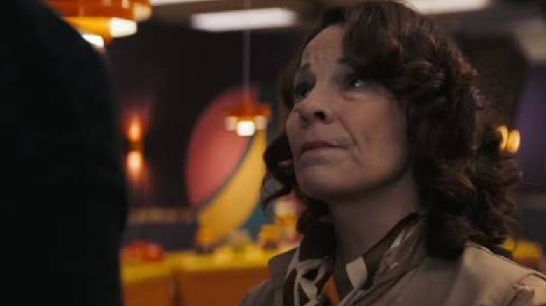 Mags looking up at someone in The Hunger Games: Sunrise on the Reaping