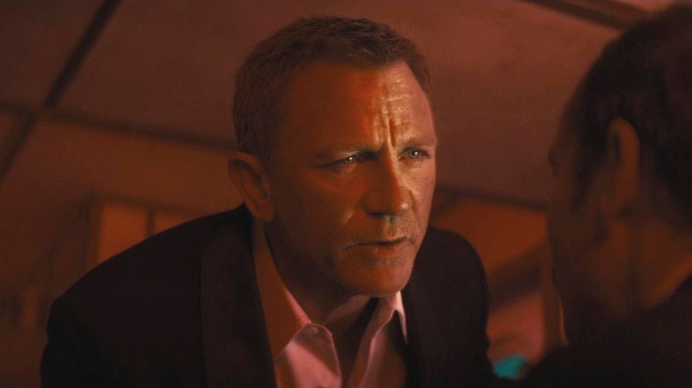 James Bond asking some critical questions in "No Time to Die" (2021)