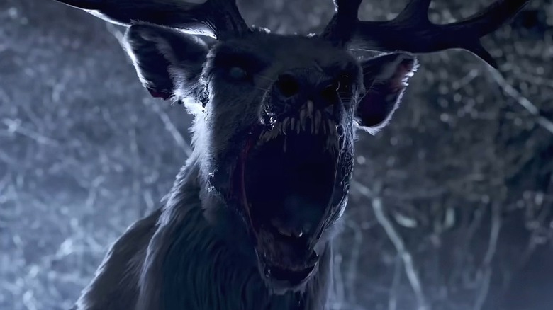 Bambi roaring at people in Bambi: The Reckoning