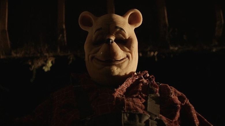 Winnie-the-Pooh covered in honey in Winnie-the-Pooh: Blood and Honey