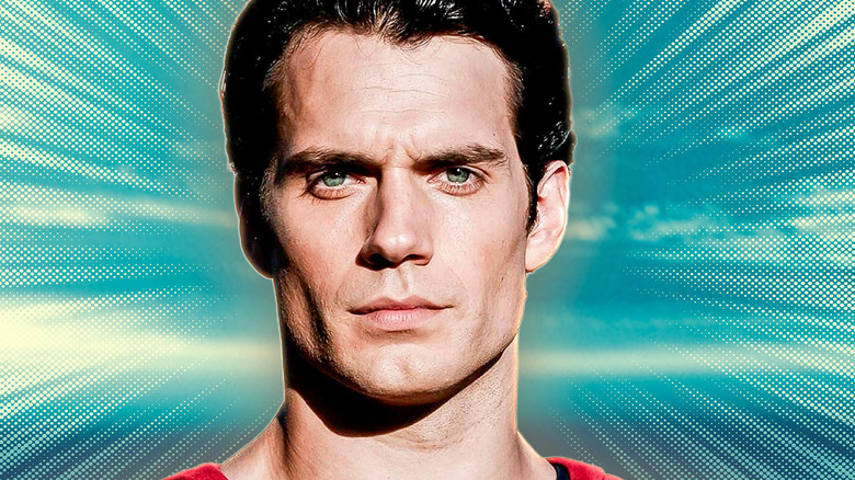 Henry Cavill's Superman against a blue background (2026)