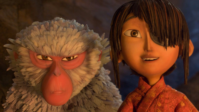 Kubo and his monkey sidekick
