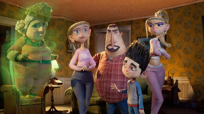 Norman seeing his grandma's ghost in family home in Paranorman (2012)