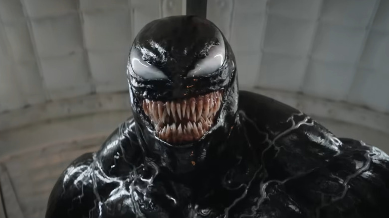 Venom snarling in Venom: The Last Dance