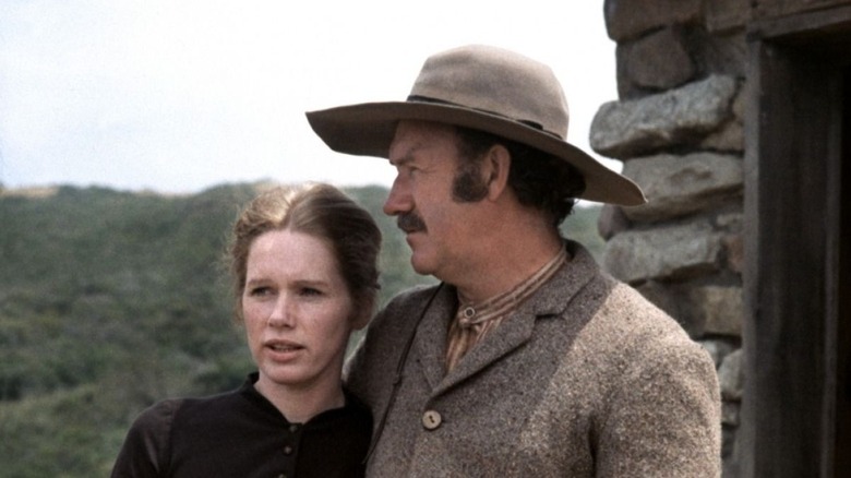 Zandy holding Hannah close in "Zandy's Bride" (1974)