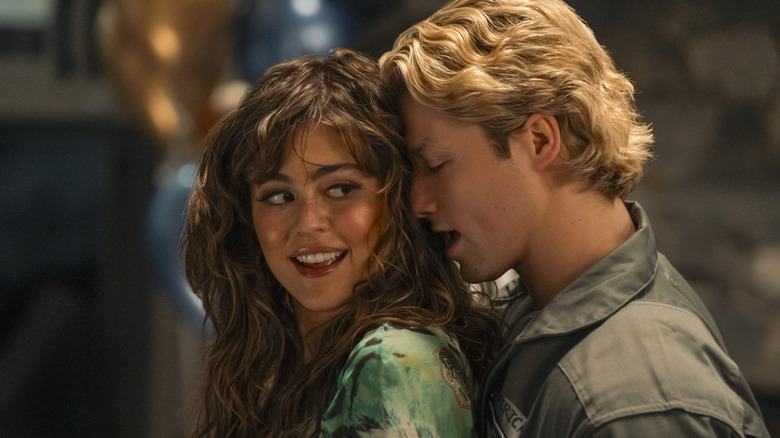 Allie and Dean having a tender moment on Off Campus