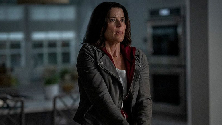 Sidney holds a gun in "Scream 7"