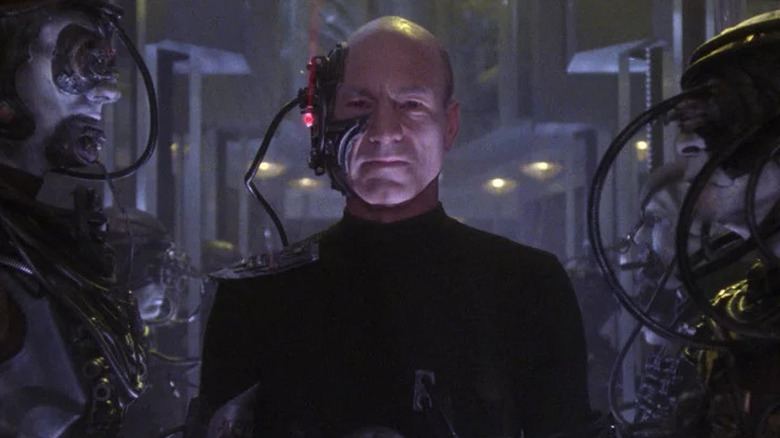 Captain Picard as Locutus of Borg on Star Trek: The Next Generation