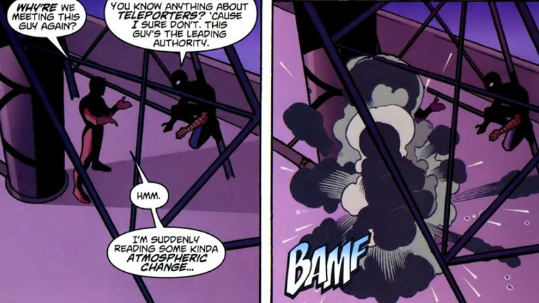 Daredevil detecting Nightcrawler's teleportation